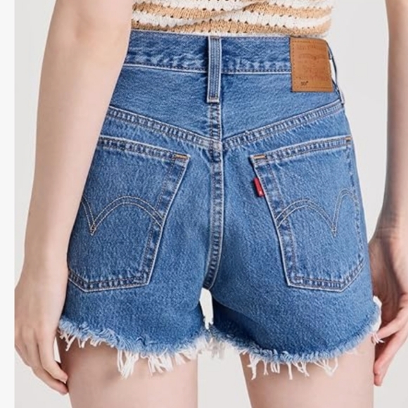 Levi's Women's Premium 501 Original Shorts ​​​​​ - Picture 6 of 8
